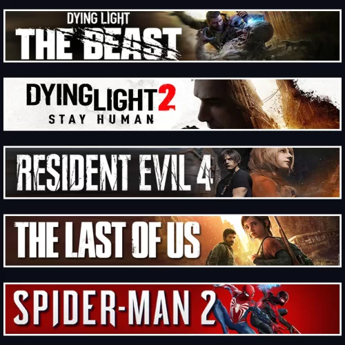  Beast +DY2 +Evil 4 +TLOU1 +Spider 2